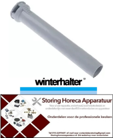 715517687 - Overlooppijp L 258mm ø 37mm kunststof ID ø 31mm WINTERHALTER