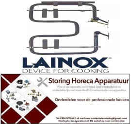 158418582 - Verwarmingselement 100W 230V L 140mm B 225mm H 80mm B1 62mm B2 62mm kabellengte 1500mm ontdooi element voor LAINOX