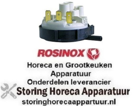 408541311 -Pressostaat drukbereik 76/38mbar aansluiting 6mm ø 58mm drukaansluiting horizontaal spoeltechniek ROSINOX