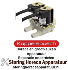 118370065 - Magneetventiel dubbel recht 230VAC voor apparatuur KUPPERSBUSCH