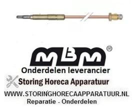101107609 - Thermokoppel M9x1 L 600mm steekhuls ø6,0(6,5)mm MBM