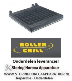 7826.933.51 - Gietijzerplaat voor wafelijzer voor model GES20 inbouwpositie onder ROLLER GRILL