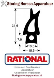 589902247 - Deurrubber B 470mm L 785mm passend voor oven RATIONAL