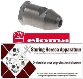 396699268 - Sluitbout L 19mm H 10mm RVS voor oven ELOMA