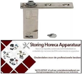 356690763 - Deurveerscharnier rechts-links L 111mm B 75mm koelkast bevestigingsafstand 25mm