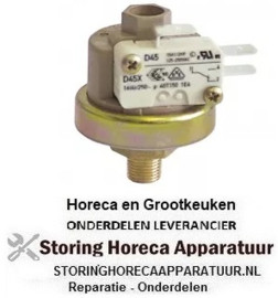 902541089 - Pressostaat ø 38mm drukbereik 0,5-1,2bar drukaansluiting verticaal 16A 250V koffietechniek