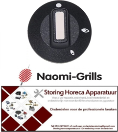 271110250 - Knop gaskraan zonder ontstekingsvlam ø 50mm voor Naomi Grill