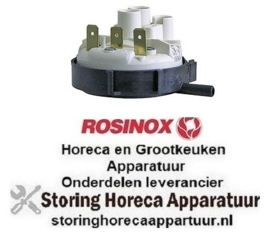 172541024 -Pressostaat drukbereik 60/40mbar aansluiting 6mm ø 58mm drukaansluiting horizontaal spoeltechniek ROSINOX