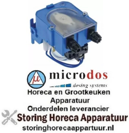 113362000 - Doseerapparaat MICRODOS tijdsturing 4l/h 230 VAC wasmiddel slang ø 4x6mm slang Santoprene