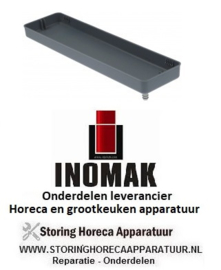 106750711 - Lekbak voor verdamper L 415mm B 110mm H 40mm INOMAK