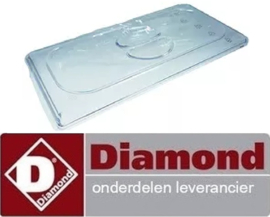 228P05.146 - Deksel PVC voor slagroommachine DIAMOND MCV/2