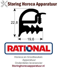 829902243 - Deurrubber B 470mm L 790mm buitenmaat 10 x 1/1 voor oven RATIONAL