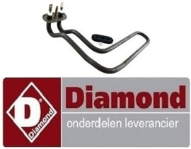 DIA432230112 - Verwarmingselement 1400 Watt voor doorschuifvaatwasser DIAMOND DK7-2