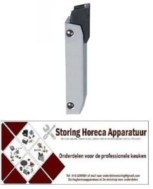 100700045 - Drukknopsluiting L 180mm bevestigingsafstand 121mm niet afsluitbaar koelapparaat