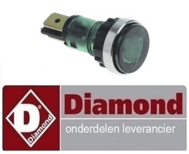 4016.63.043.00 - Signaallamp groen bakplaat DIAMOND E60/PL3T