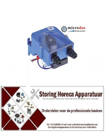 543361793 - Doseerapparaat MICRODOS tijdsturing 0,5l/h 230 VAC glansspoelmiddel slang ø 4x6mm slang silicone