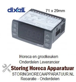 529379665 - Thermostaat  elektronische regelaar DIXELL XR30CX-5N0C1 inbouwmaat 71x29mm 230V spanning AC NTC/PTC