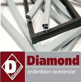 58341801027 - Koeldeurrubber B 470mm L 600 mm voor koelwerkbank DIAMOND TP361