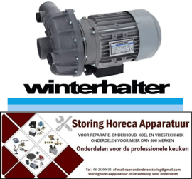 110501463 - Waspomp ingang ø 63mm uitgang ø 53mm type 1241.2780 230/400V 50Hz fasen 3 1,1kW Winterhalter