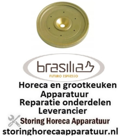 592528411 -Waterverdeler ø 55mm H 7mm 6gaten gat ø 1,2mm bevestiging ø 5,1mm koper- BRASILIA