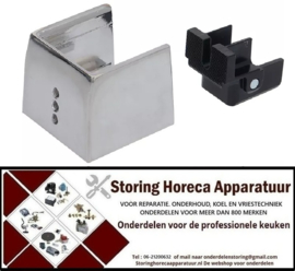 406690051 - Tegenstuk voor overslag 26-35mm koelcel bevestigingsafstand 30mm B 61mm L 60mm H 41mm