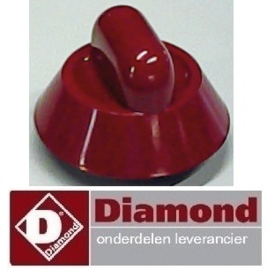 1333415 - Knop rood voor kippengrill DIAMOND RVG/6-MX