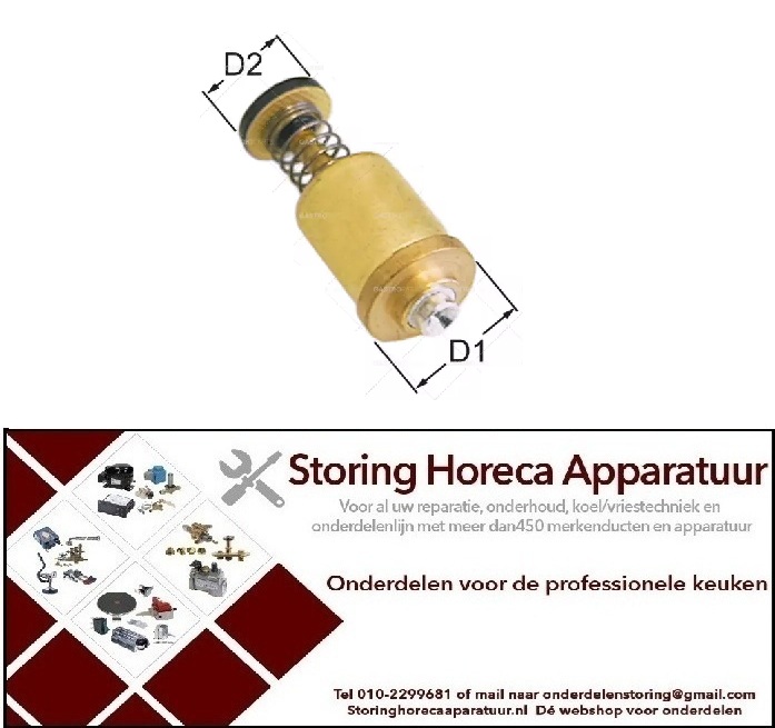 136101055 - Magneetspoel D1 ø 19mm D2 ø 15mm L 37mm passend voor BABYSIT