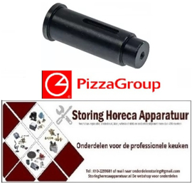 3178300470 - Aandrijfas voor deeghaken ø 30mm L 96mm 33-42-53 TF-TR BD M22x1,5