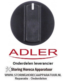 15610551 - Knop schakelaar nulstreep  zwart ADLER PM50