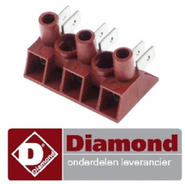 458A16013 - Elektra aansluitingsklem 3-polig wafelijzer DIAMOND GB-3X5