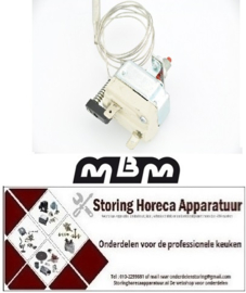 VE252375886 -Maximaalthermostaat uitschakeltemp. 140°C 1-polig 1NC 0,5A voeler ø 3mm voeler L 226mm pijp ø 900mm MBM