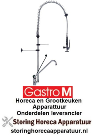 CS490 -Gastro M hoge voorspoeldouche 1 gats aansluiting zwenkkraan handsfree