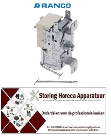103390207 - Thermostaat RANCO type K22L2030 voeler ø 2mm capillaire 2000mm instelbereik -13 tot -4°C MBM