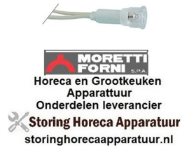 076359228 -Signaallampfitting inbouwmaat ø10mm transparant rond vpe 1stuk Morreti