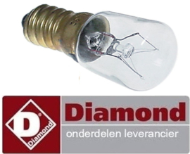 113359740 - Gloeilamp 300°C - 15W - 230V voor pizzaoven DIAMOND MACRO42