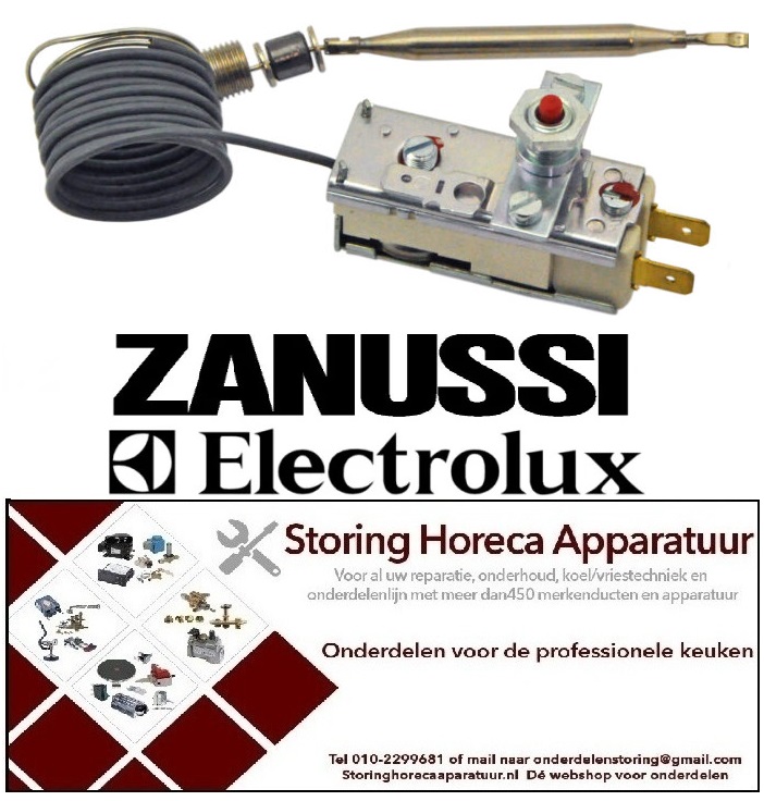 VE282375260 -Maximaalthermostaat uitschakeltemp. 240°C 1-polig 16A voeler ø 6mm voeler L 77mm pijp ø 1280mm ELECTROLUX