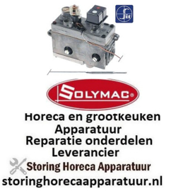 138101132 -Gasthermostaat SIT type MINISIT 710 t.max. 340°C 100-340°C gasingang 1/2" gasuitgang 3/8" Solymac
