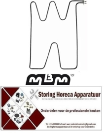 354418148 - Verwarmingselement voor oven 2500 Watt MBM