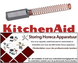110696409 - Koolstof borstel met veer voor menger KITCHENAID