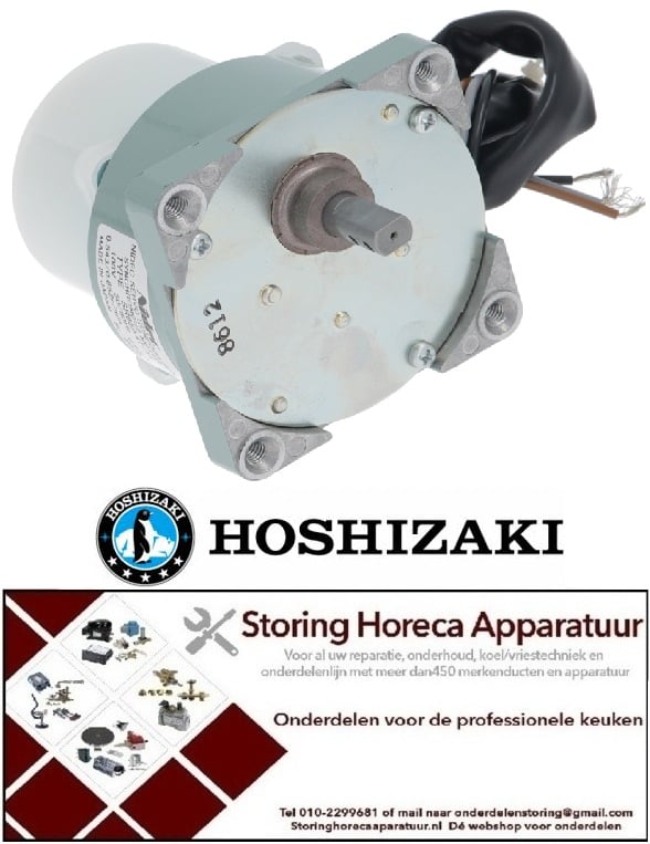 TANDWIELMOTOR HOSHIZAKI / GRAM IJSMAKER REPARATIE ONDERDELEN
