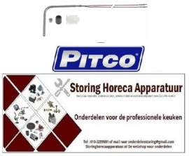 124403489 - Temperatuurvoeler NTC 100kOhm kabel PTFE voeler -40 tot +120°C kabel -40 tot +250°C - PITCO