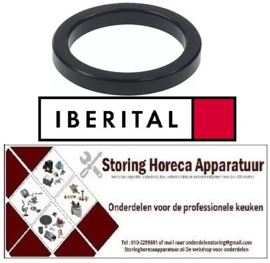 265531344 - Zeefhouderpakking D1 ø 73,5mm D2 ø 57,5mm H 9mm voor koffiemachine IBERITAL