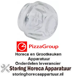 893359033 - Lensnippel draad ø 33,5mm H 39mm ø 40mm borosilicate-glas temp. bestendigheid 550°C PIZZA GROUP