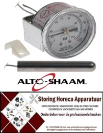 556542456 - Thermometer inbouw ø 52mm t.max. 105°C 20-105°C t.max 220°F meetbereik 70-220°F voeler ø 9,5mm Alto Shaam