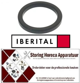 262528030 - Zeefhouderpakking D1 ø 72,7mm D2 ø 57,2mm H 8mm voor koffiemachine IBERITAL
