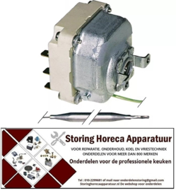 VE963390038 -Thermostaat t.max. 90°C instelbereik 30-90°C 3-polig 3CO 16A voeler ø 6mm voeler L 215mm ELECTROLUX