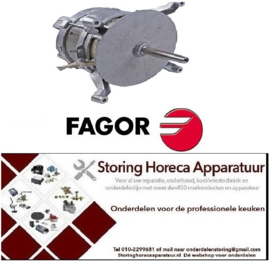 375601551 -Ventilatormotor 230-415V fasen 3 50/60Hz 0,65kW 1400/1650U/min snelheid 1 L1 147mm L2 41mm L3 36mm Fagor