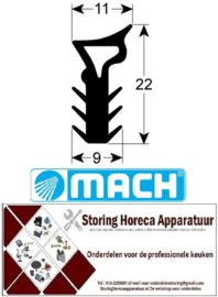 H605518618 - Deurrubber L 600mm voor vaatwasser passend voor Mach