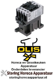 276380855 -Relais AC1 25A 230VAC (AC3/400V) 4,2kW hoofdcontact 3NO hulpcontact 1NO OLIS
