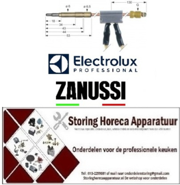 863107863 - Thermokoppel met onderbreker M9x1 L 1000mm voor ELECTROLUX - ZANUSSI